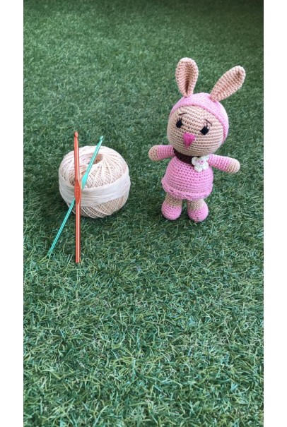 Dizzy The Bunny Crochet Doll